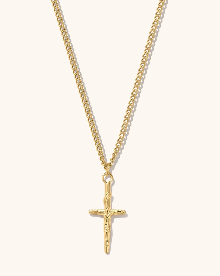 Pray Cross Necklace