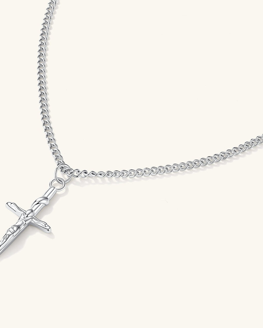 Pray Cross Necklace