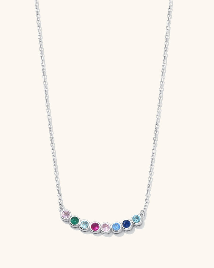 Family Birthstone Necklace
