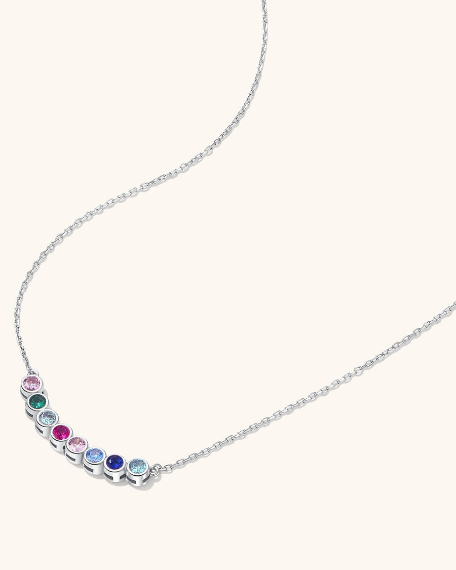 Family Birthstone Necklace