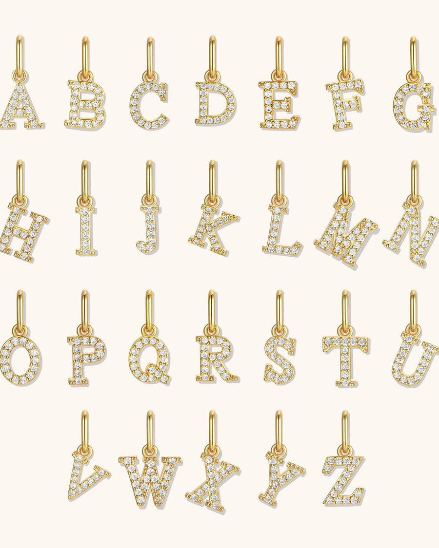 Birthstone Initial Necklace