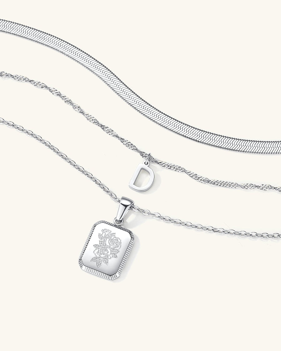 Layering Necklace Set 3Pcs