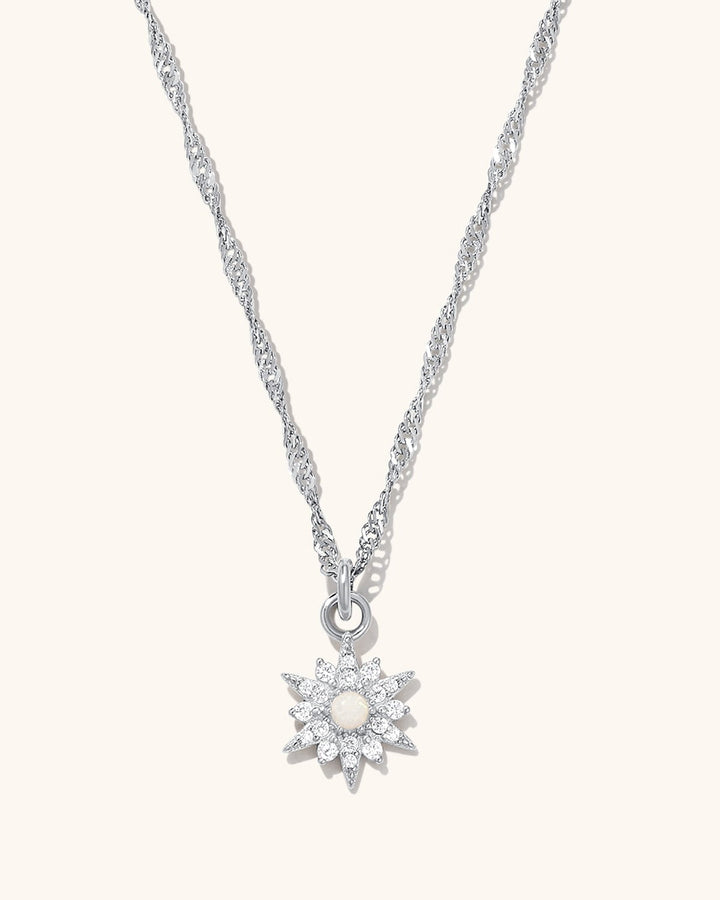 Opal Star Necklace