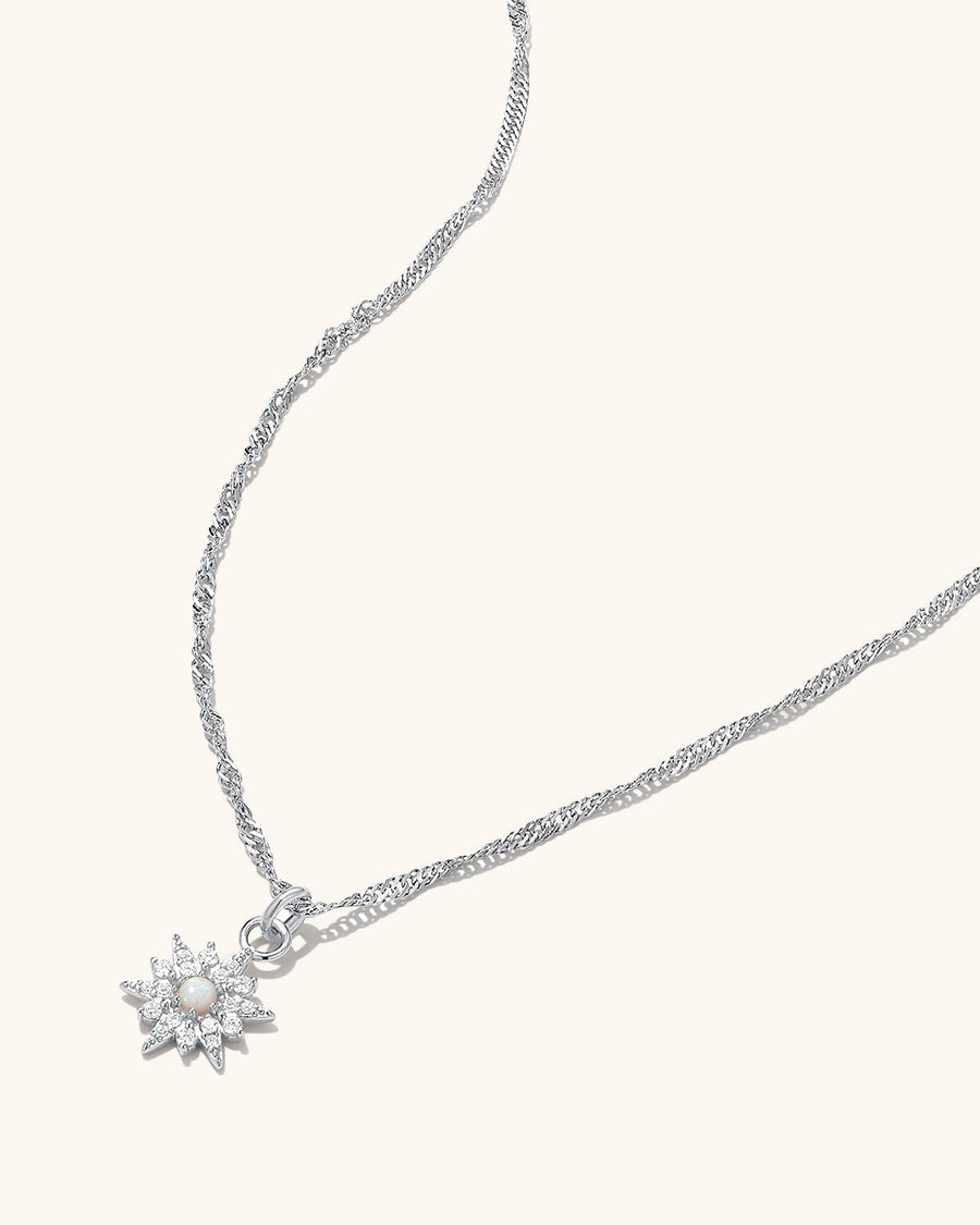 Opal Star Necklace