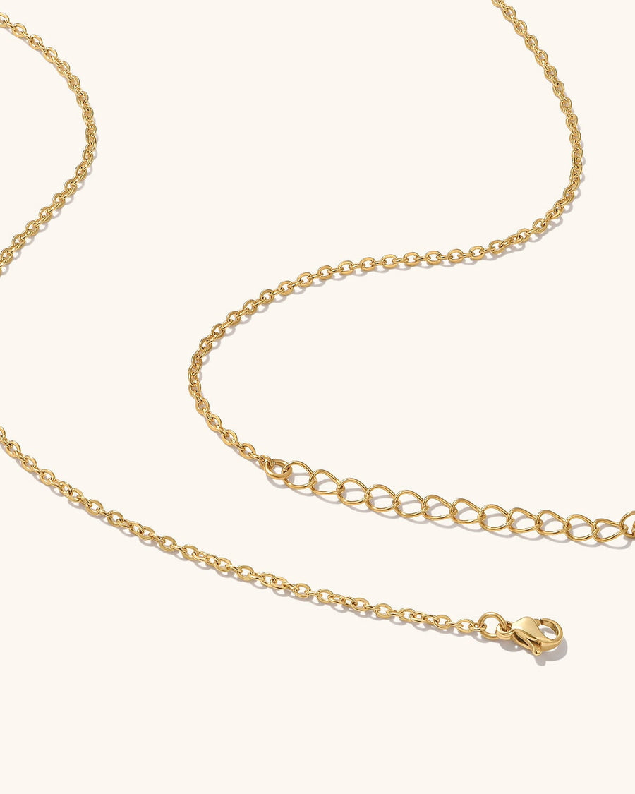 Old English Initial Necklace