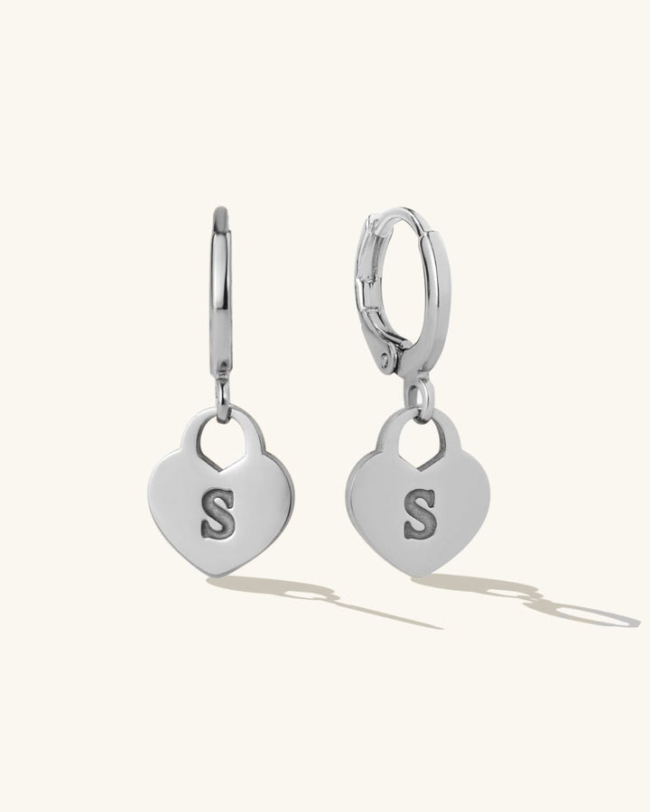 Engravable Heart Earrings