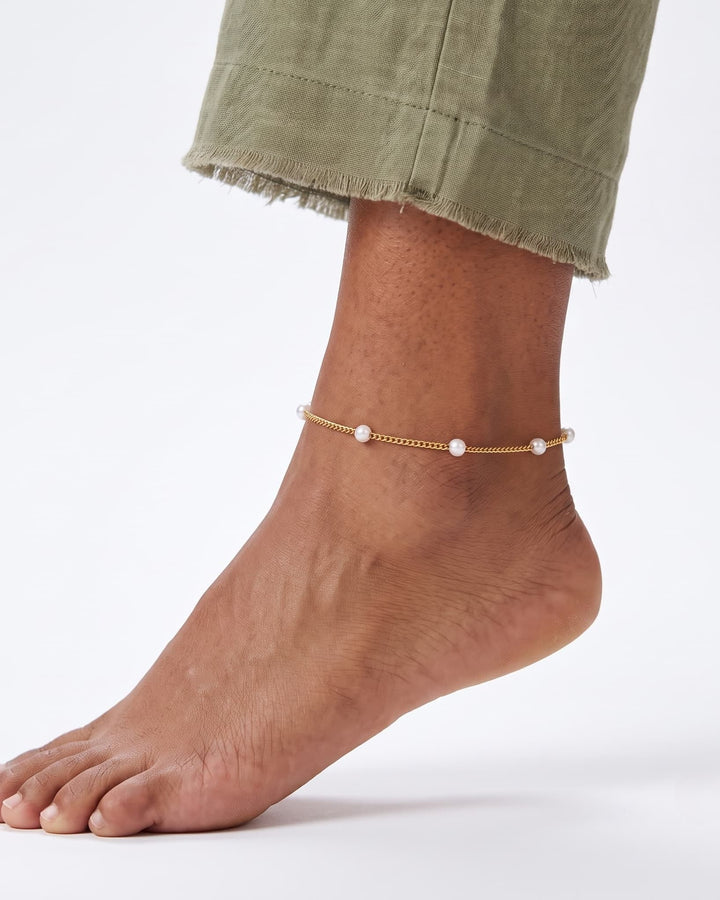 Satellite Pearl Anklet model