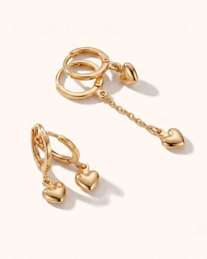 Puffy Heart Earrings