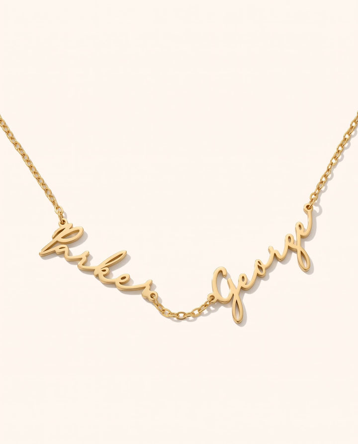 Signature Multi Name Necklace