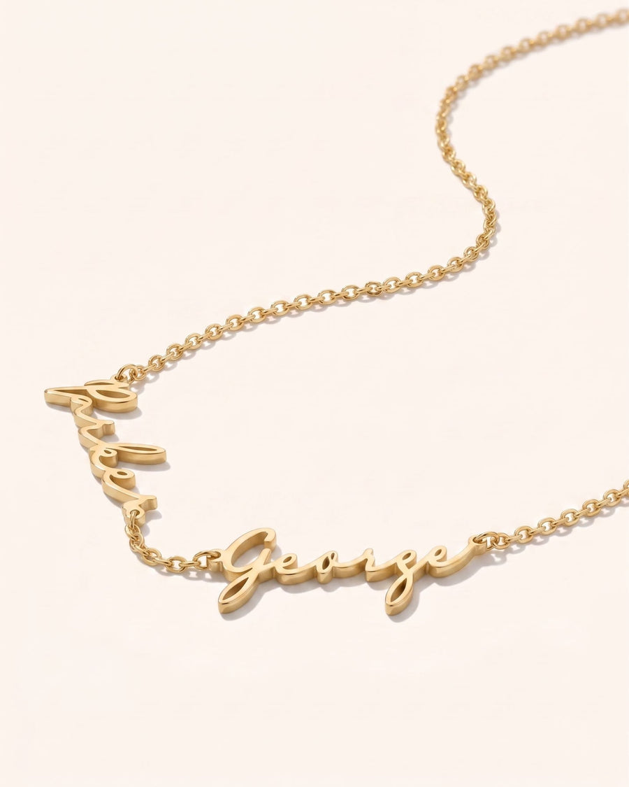 Signature Multi Name Necklace