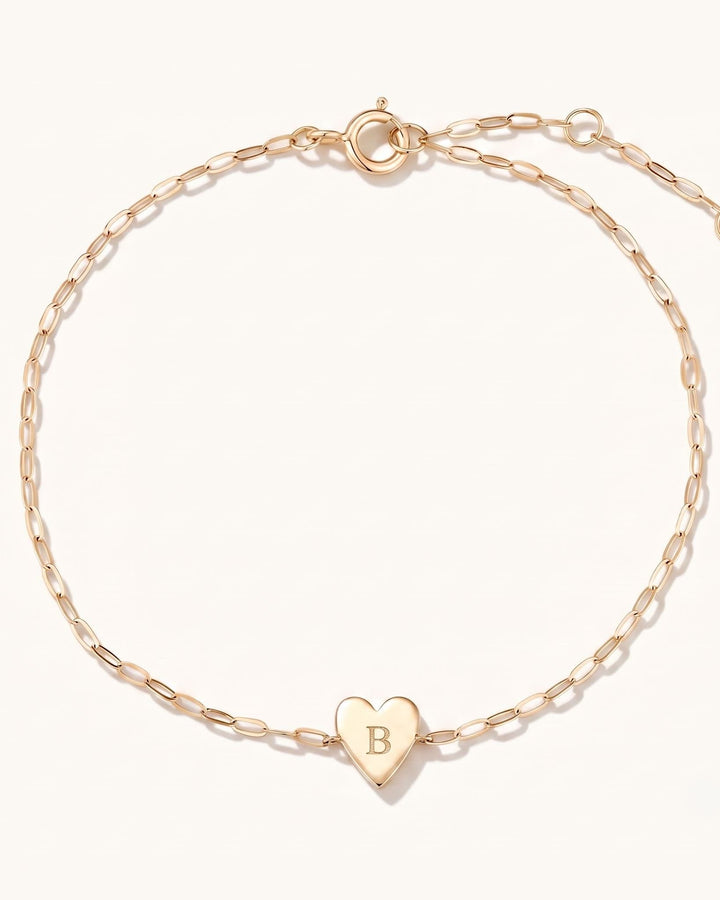 Engravable Heart Bracelet