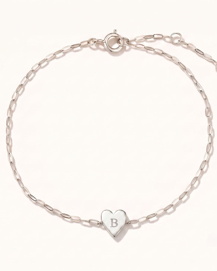 Engravable Heart Bracelet