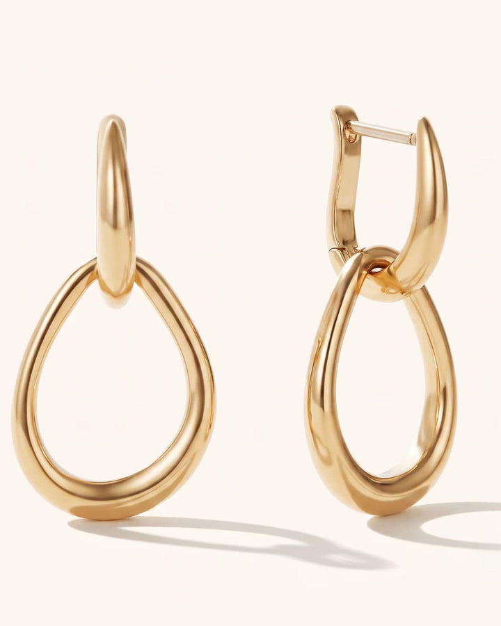 Teardrop Hoop Earrings