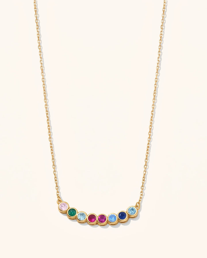 Family Birthstone Necklace