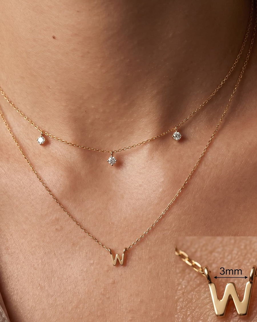Petite Initial Necklace
