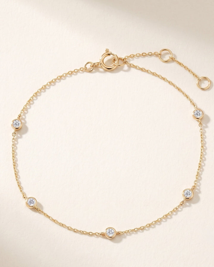 Birthstone Bezel Bracelet