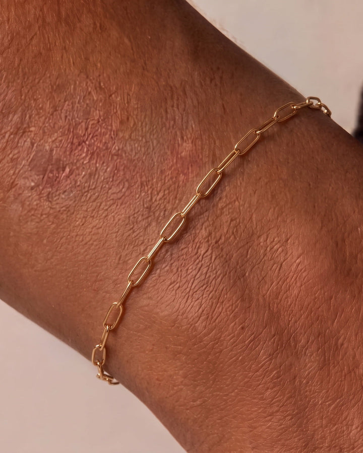 Paperclip Chain Bracelet model