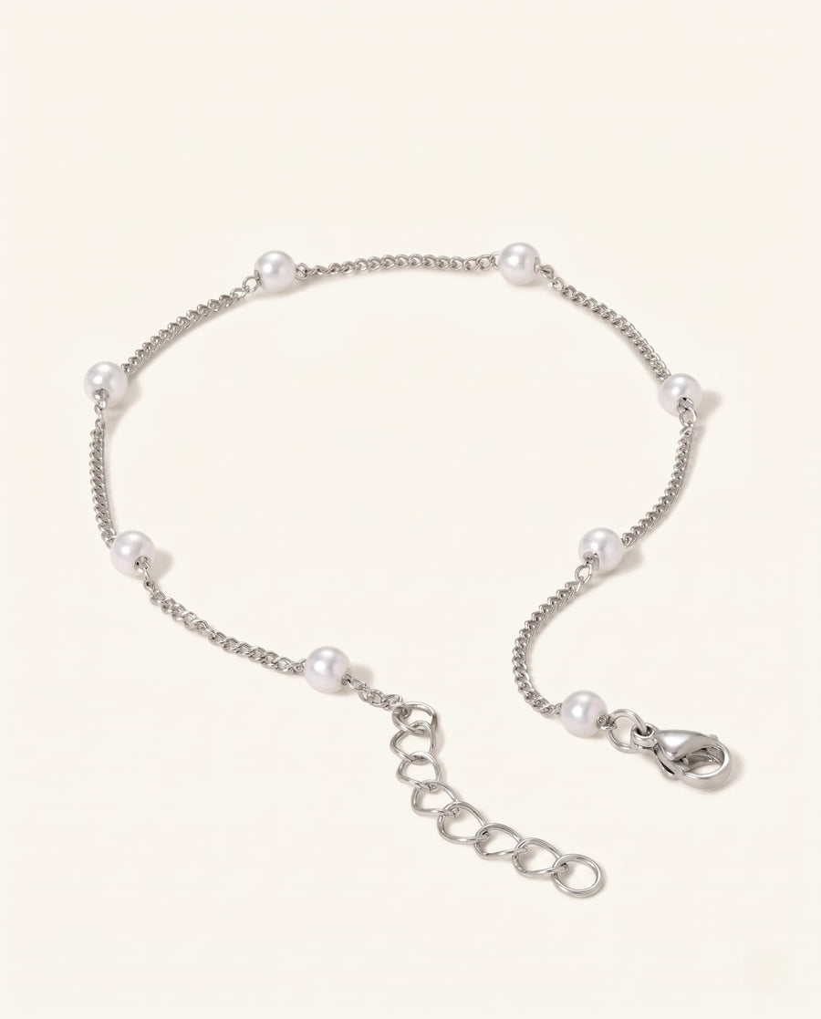 Satellite Pearl Chain Bracelet