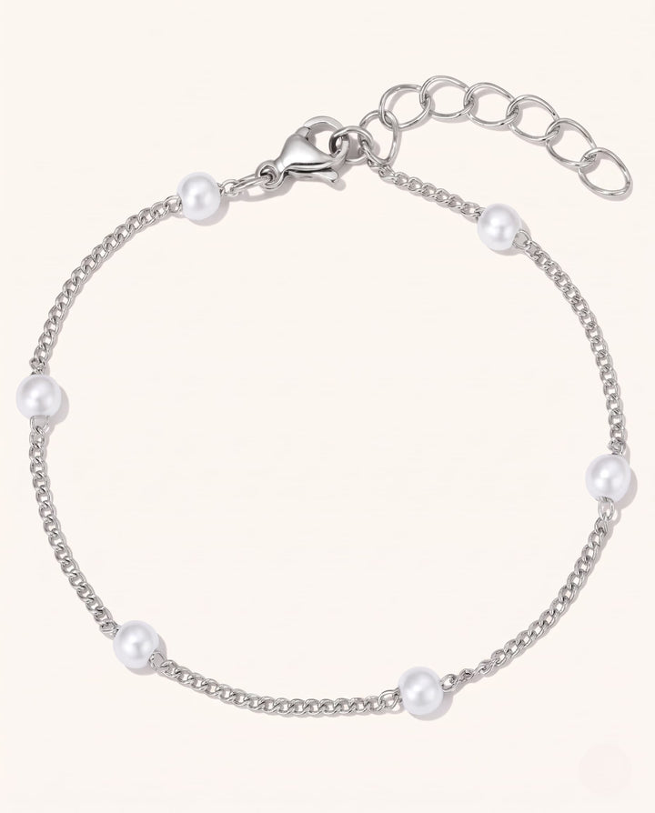 Satellite Pearl Chain Anklet