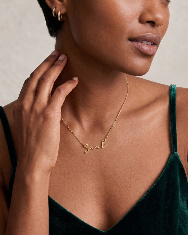 Signature Name Necklace model