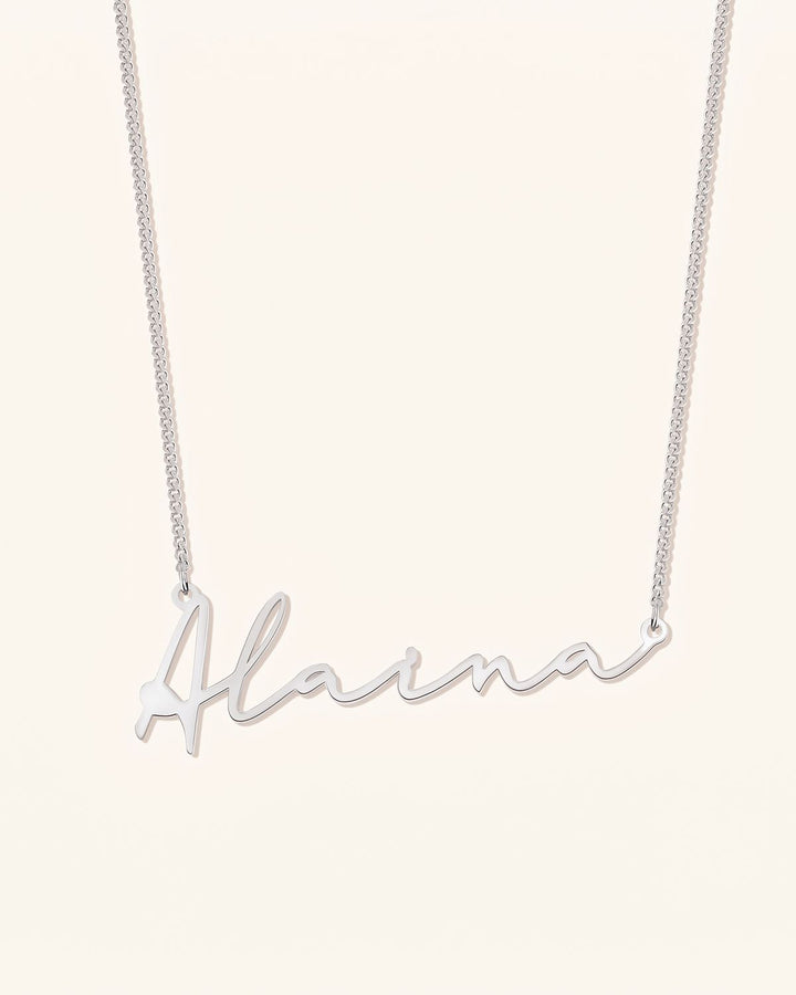 Signature Name Necklace