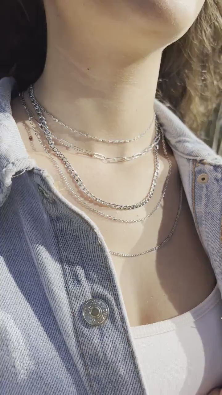 Silver Chain Necklace Video