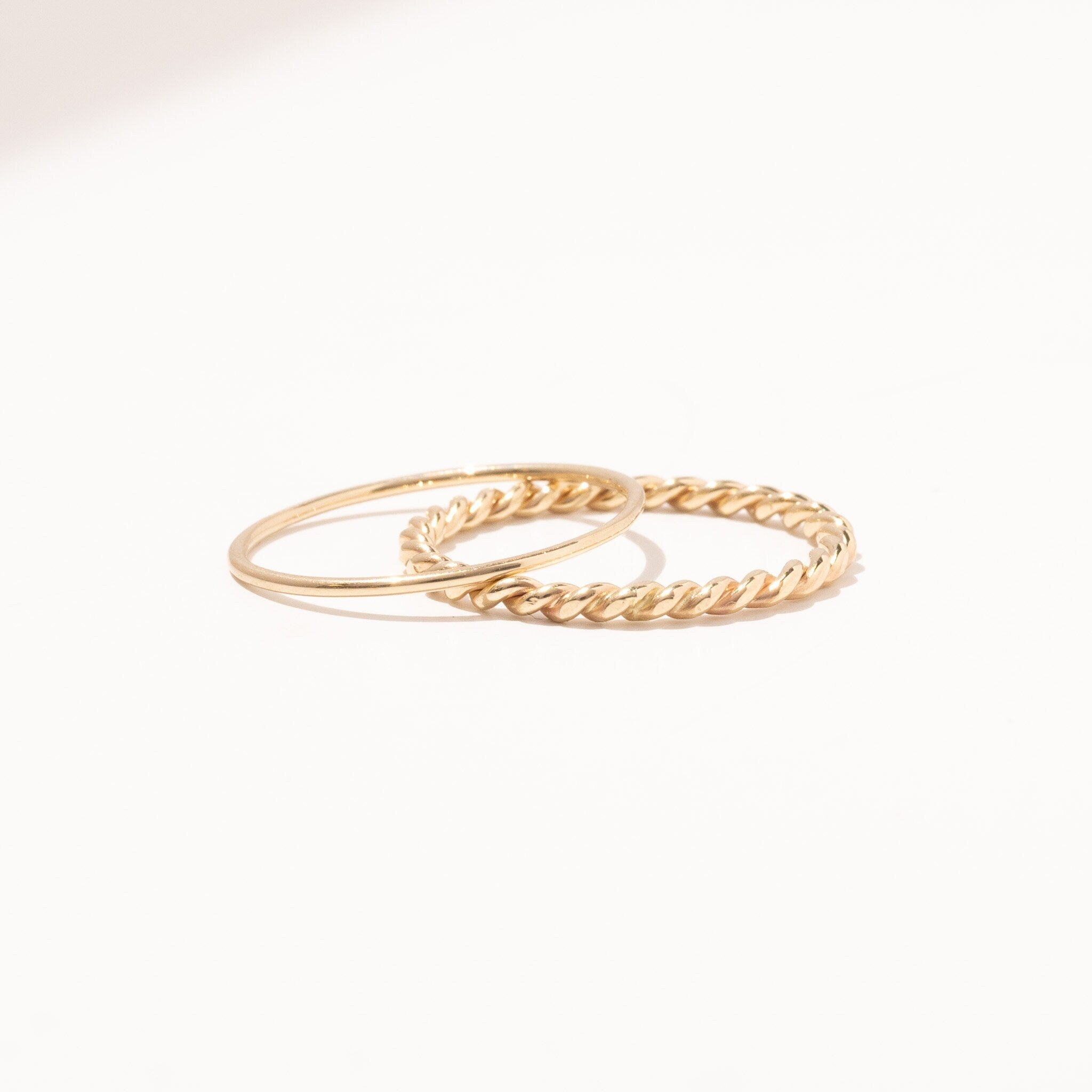 Stacking Ring Set |14k Yellow Gold